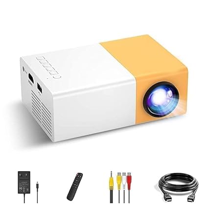 Portable LED Mini Projector Mini LCD Projector Full HD Projector, 3200 Lumens