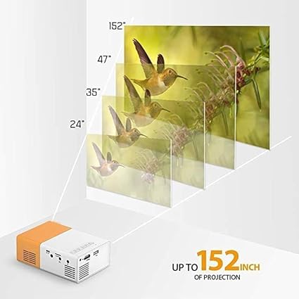 Portable LED Mini Projector Mini LCD Projector Full HD Projector, 3200 Lumens